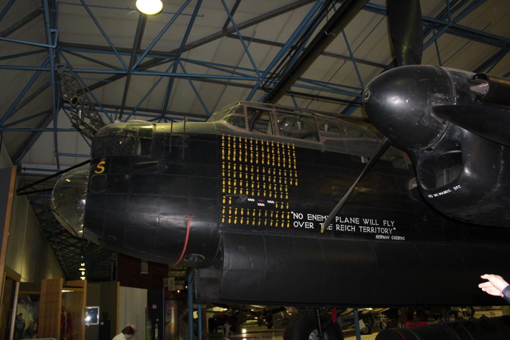 Lancaster mark that showed the number of bombing raids completed