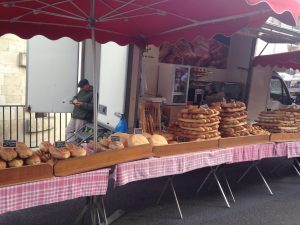 Bread at the Caen morning market