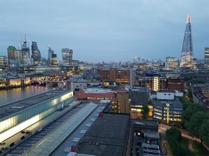 This is one of the views from the top of the Tate